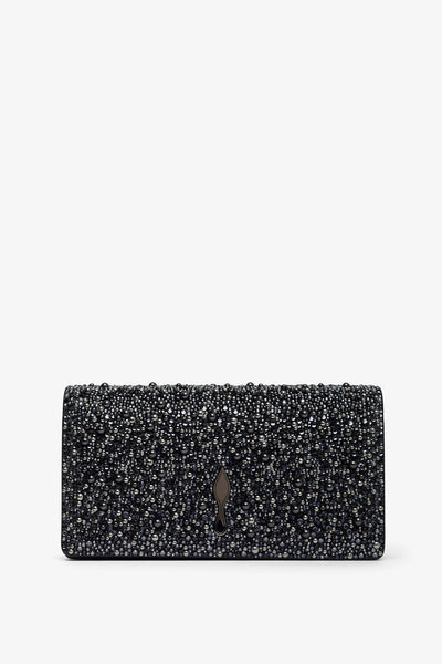 Bettina black strass clutch