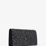 Bettina black strass clutch