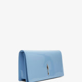 Bettina Light Blue Patent Clutch