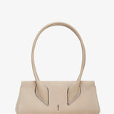 Venus Baguette Beige Clutch
