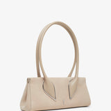 Venus Baguette Beige Clutch