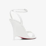 Zeezeenella 100 White Patent Strappy Sandals