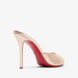 Me Dolly 100 Pink Metallic Mules