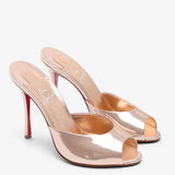 Me Dolly 100 Pink Metallic Mules