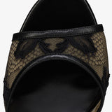 Miss Z lace 100 slingback sandals