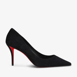 Miss Z 80 black suede pumps