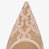 Miss Z mesh 100 light blush pumps