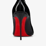 La Pigalle 100 black patent pumps