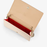 Bettina crepe satin light blush clutch