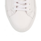 White and red sneaker