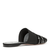Bedford black flat mules