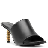 G Cube 70 black leather mules