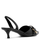 Voyou black slingbacks