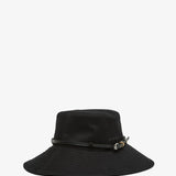 Plage black bucket hat
