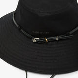 Plage black bucket hat