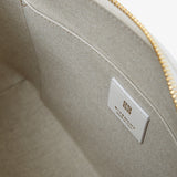 Travel raffia pouch