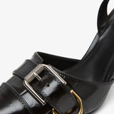 Voyou black slingback pumps