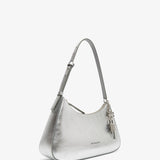 Lucky Lock small silver shoulder bag
