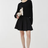 Wool circle skirt
