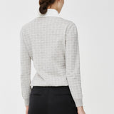 Monogram polo sweater