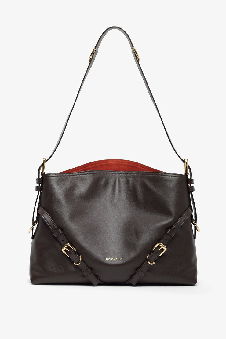 Voyou medium brown bag