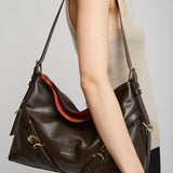 Voyou medium brown bag
