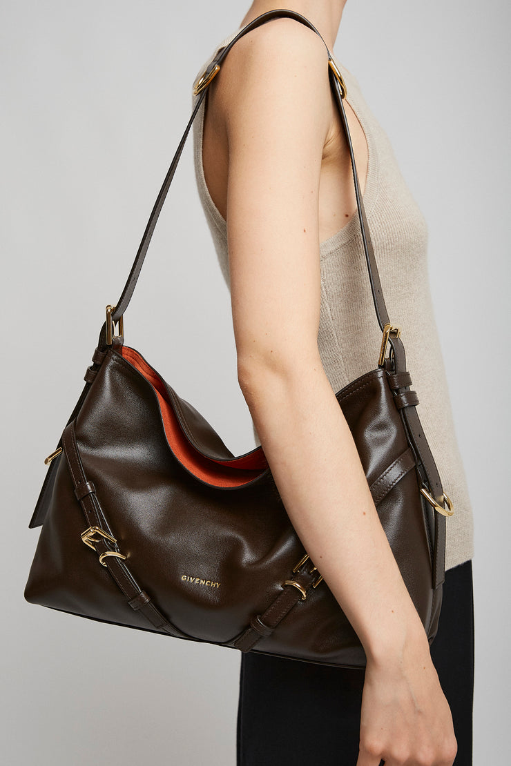 Voyou medium brown bag