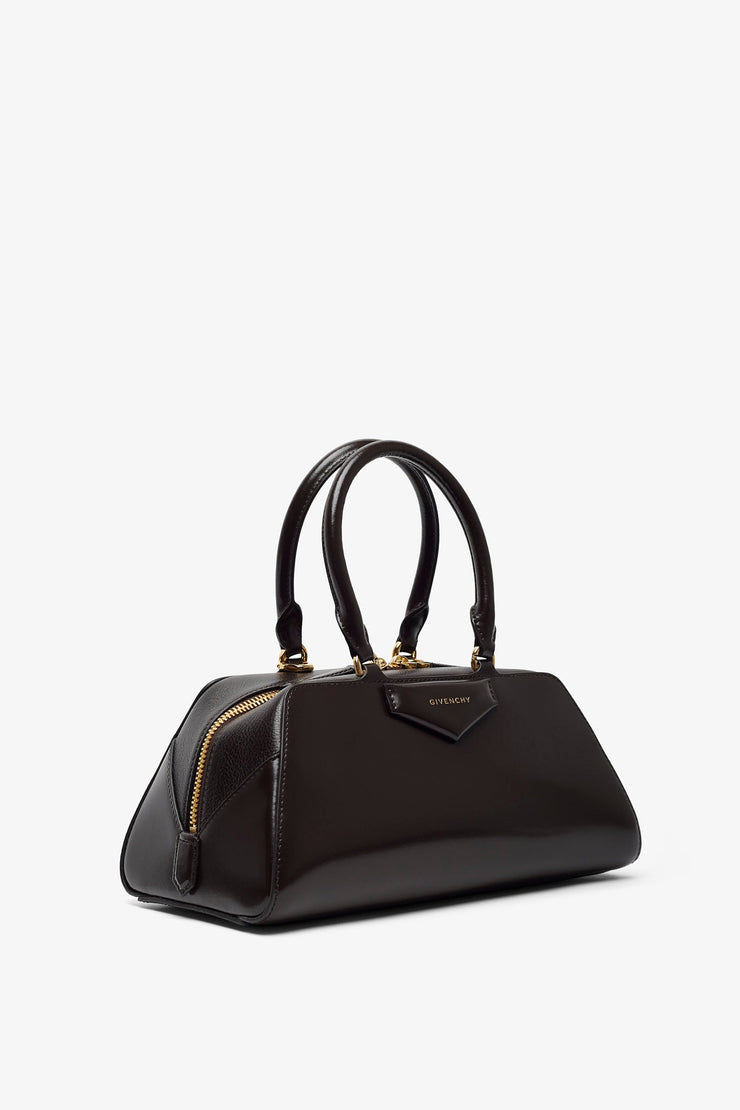 Antigona east west small brown bag