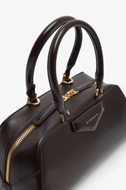Antigona east west small brown bag