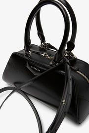 Antigona east west black mini bag