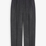 Double pleated grey pants