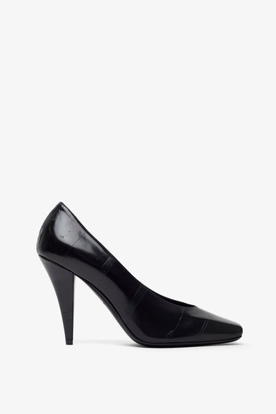 Squared 95 black pumps