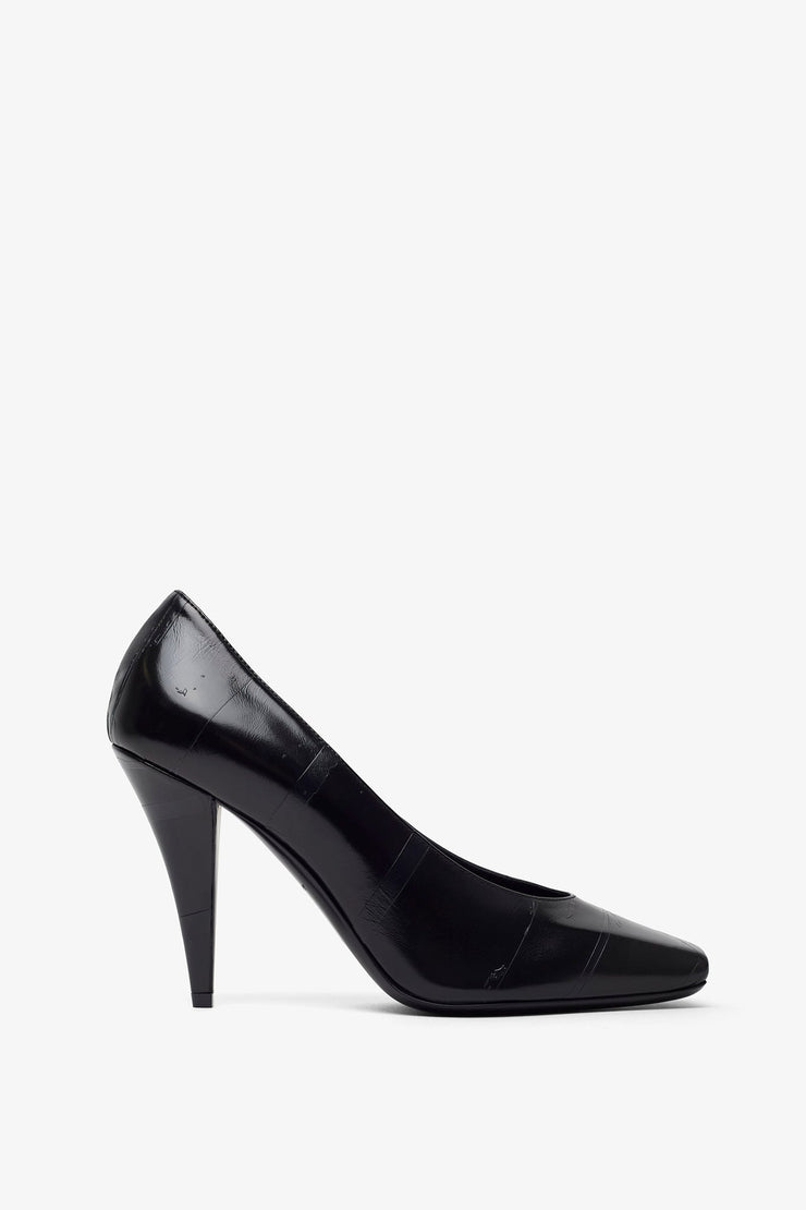 Squared 95 black pumps