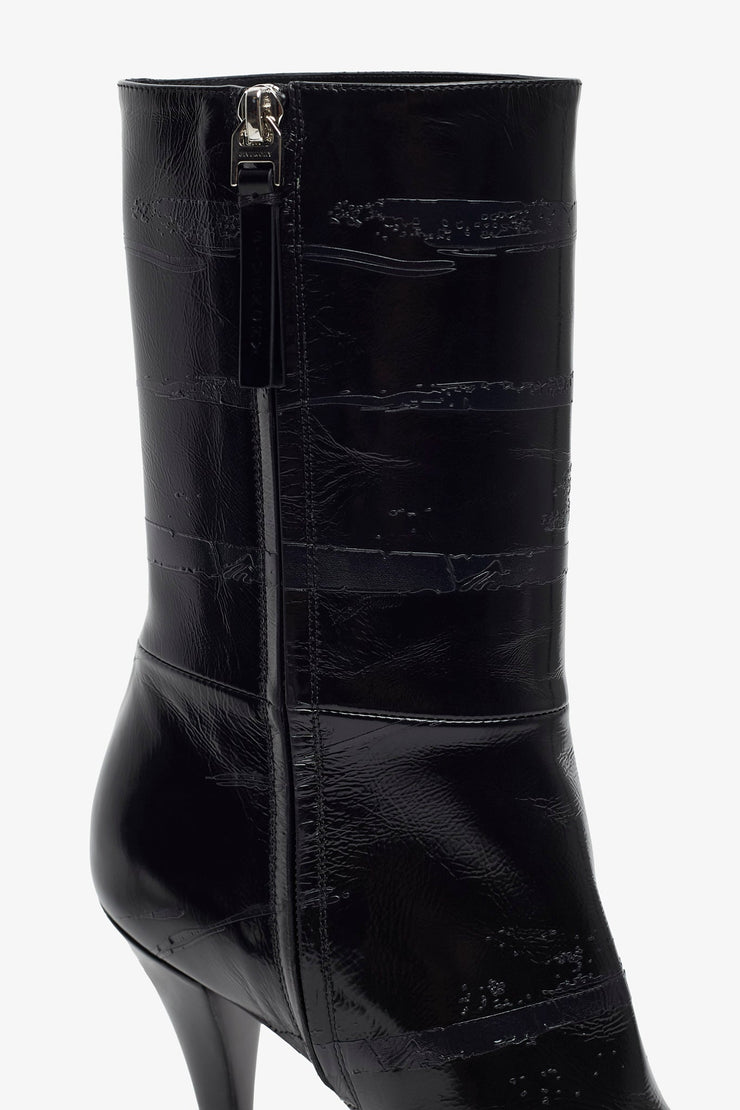 Black 95 zipped ankle boots