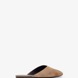 Homebody soft brown suede slide sandals