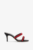 Clorettenu 70 black and red mules