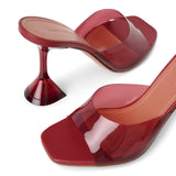 Lupita pvc mule sandals