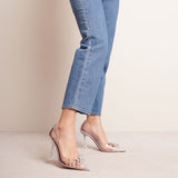 Rosie embellished pvc pumps