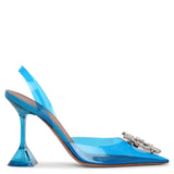 Begum crystal embellished pvc pumps