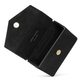 Pernille black suede mini tote
