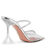 Gilda transparent pvc mules