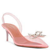 Rosie sling pink pvc pumps