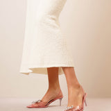 Rosie sling pink pvc pumps