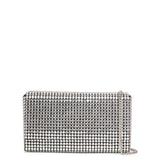 Superamini Paloma black crystal clutch