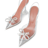 Rosie sling 95 transparent pvc pumps