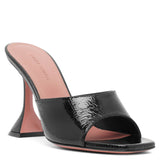 Lupita 95 black leather mules