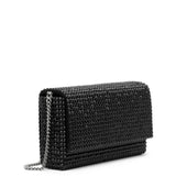 Superamini paloma black crystal clutch