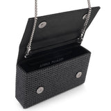 Superamini paloma black crystal clutch