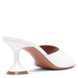 Lupita 70 white leather mules
