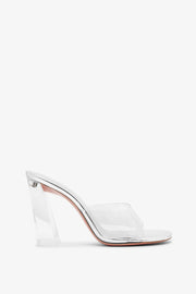 Brigitte 95 PVC transparent mules